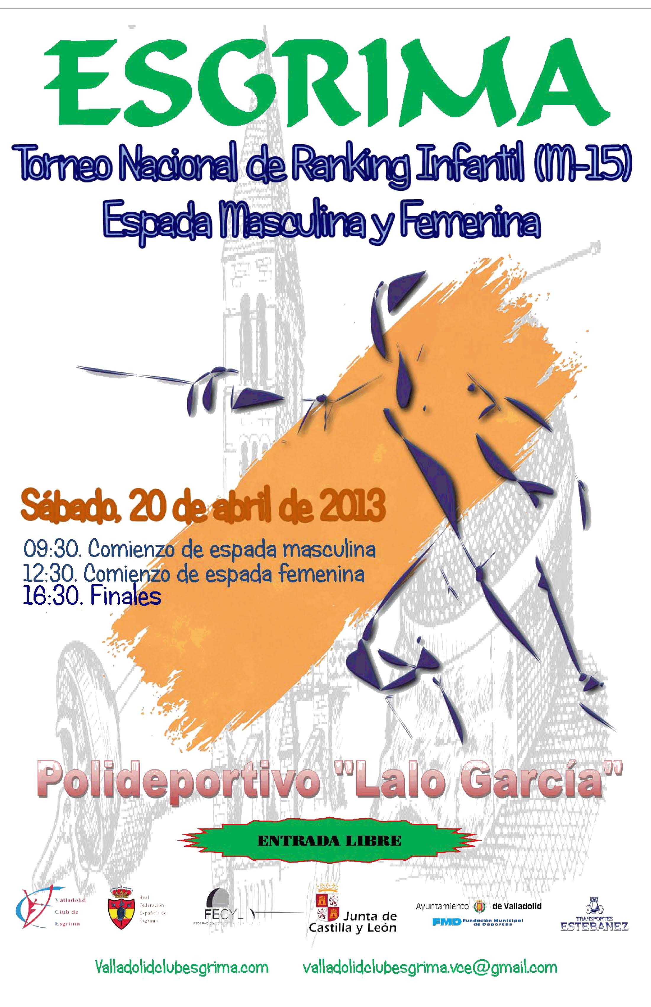 Cartel TNR M-15 2013