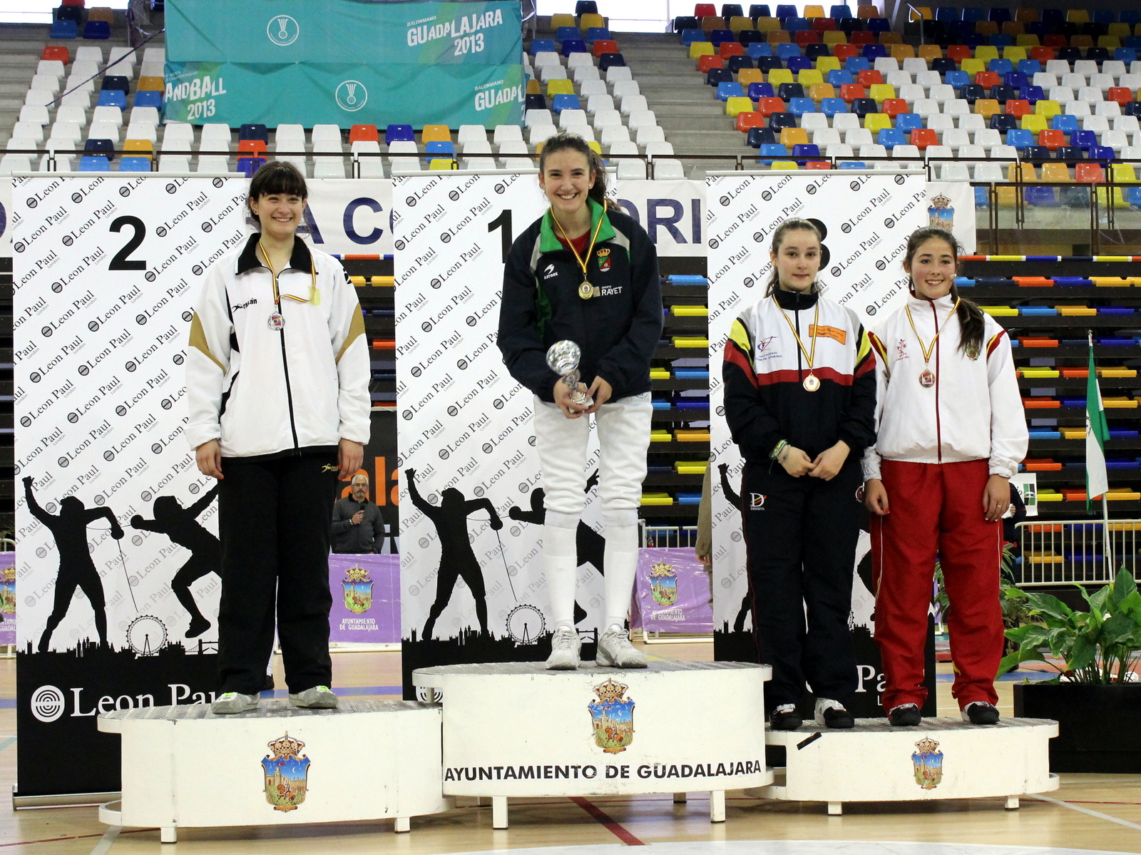 Pódium individual femenino