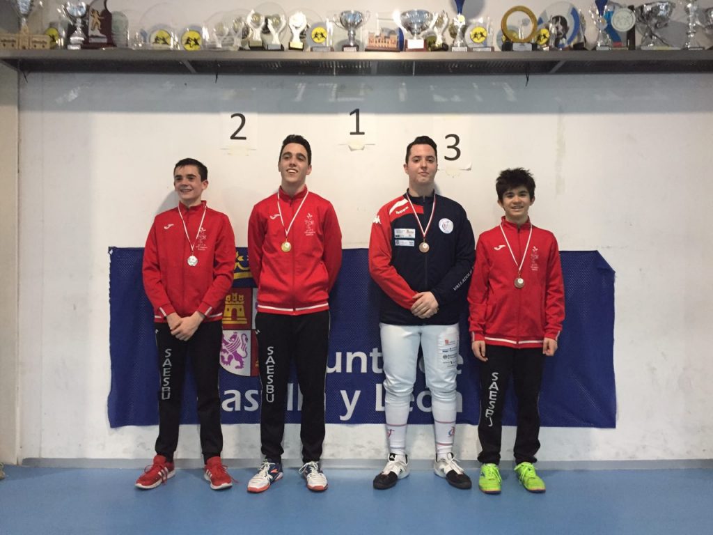 Podio cadete masculino
