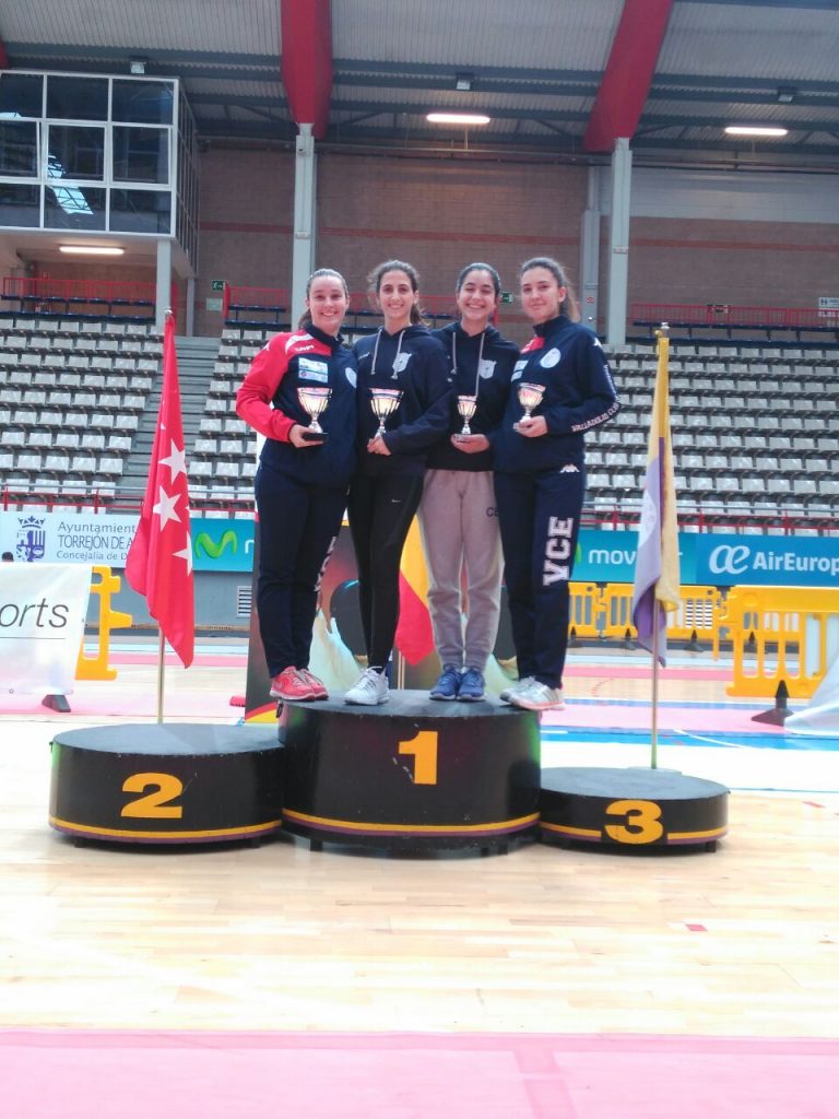 Podio femenino sub 23