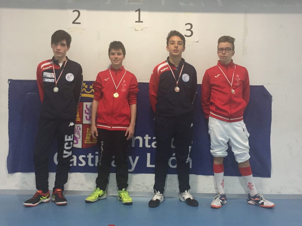 Podio infantil masculino